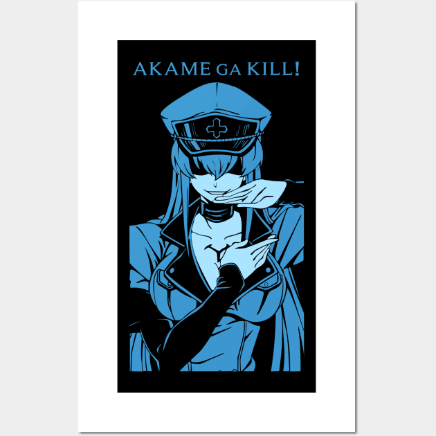 Esdeath- Akame Ga Kill Wall Art by AidenCreations